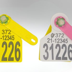 EID Double Tissue Tag Set