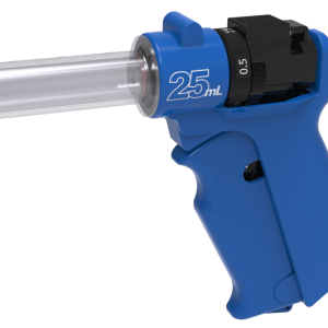 N J Phillips Blue 25ml Repeater Injector with Polysulfone Barrel